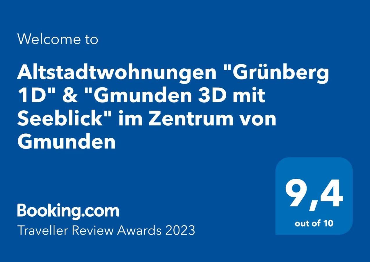 Altstadtwohnungen "Grunberg 1D" & "Gmunden 3D Mit Seeblick" Im Zentrum Von Gmunden Bagian luar foto